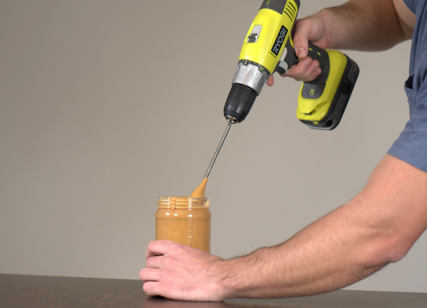 Natural Peanut Butter Mixer