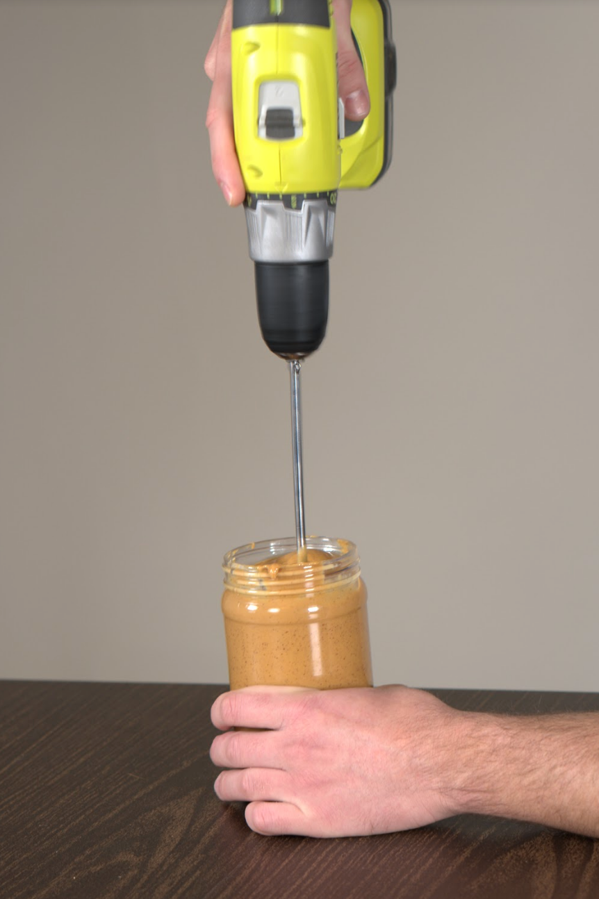 Peanut Butter Mixer: Automatic/Electric, Mess-Free, Made in USA, Mixes in  Oil
